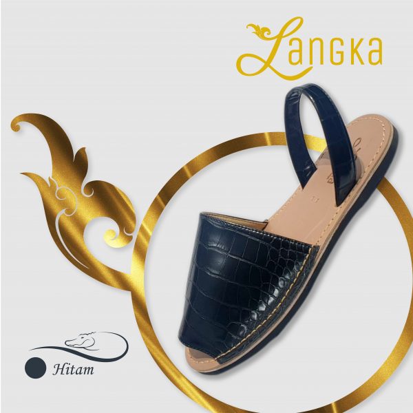 Sandal Langka ( Edisi Corak Kulit Buaya) - Image 3