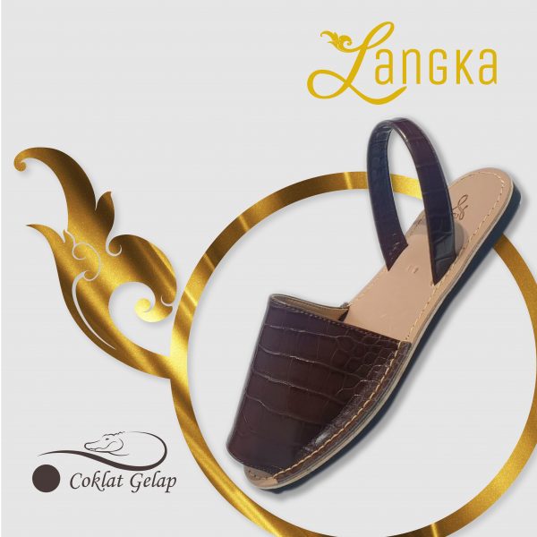 Sandal Langka ( Edisi Corak Kulit Buaya) - Image 2